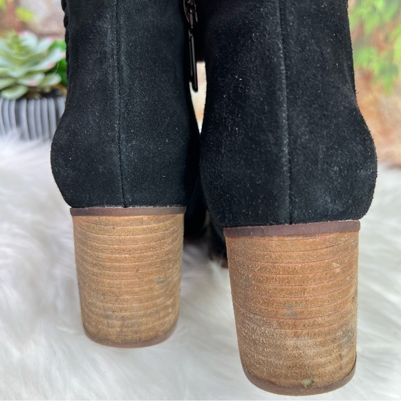 BLONDO Black Suede Waterproof Ankle Boots, 8M